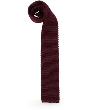 Brunello Cucinelli Knit Necktie - Purple