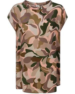 Aspesi Abstract-Print Blouse - Grey