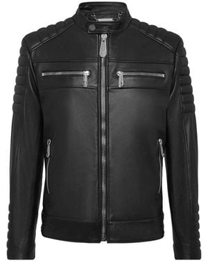 Philipp Plein Coats & Jackets - Black
