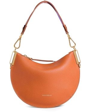 Coccinelle Sunup Small Shoulder Bag - Orange