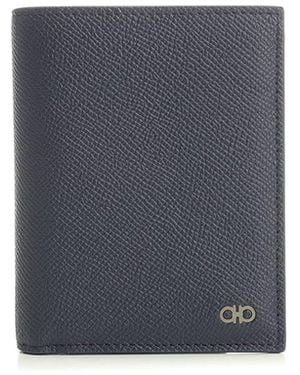 Ferragamo Mini Gancini Wallet - Blue