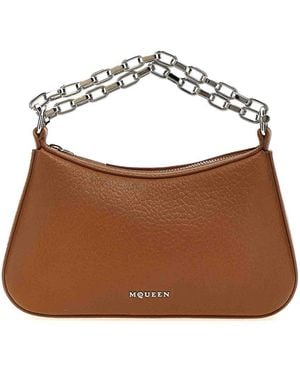 McQueen Mcqueen T-Bar Mini Handbag - Brown