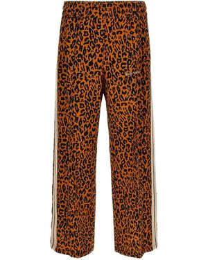 Palm Angels 'Cheetah Track' Sweatpants - Brown