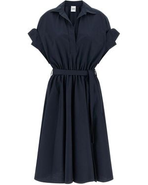 Nude Chemisier Dress - Blue