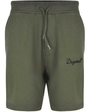 DSquared² Bermuda Shorts Made Of Coton - Green