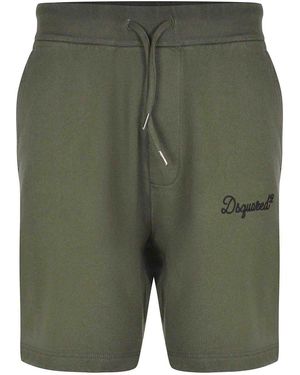 DSquared² Bermuda Shorts Made Of Coton - Green
