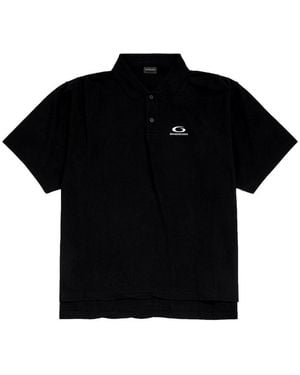 Balenciaga Laurel Classic Regular Polo - Black