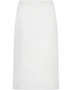 Jil Sander High-Waisted Skirt - White
