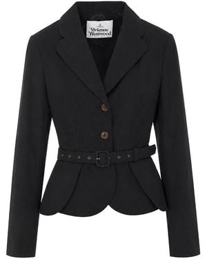 Vivienne Westwood Belted Bettina Jacket - Black