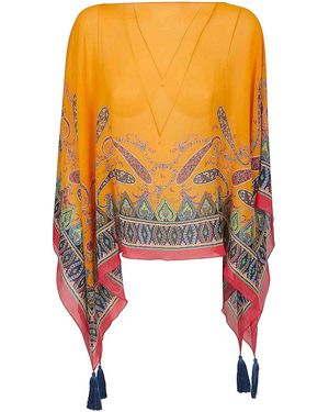 Etro Poncho - Black