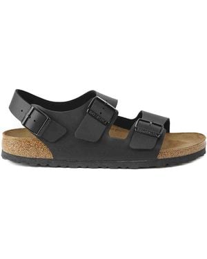 Birkenstock Milan Birko-Flor Sandals - Black