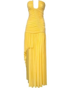 Christopher Esber Arced Orion Maxi Dress - Yellow