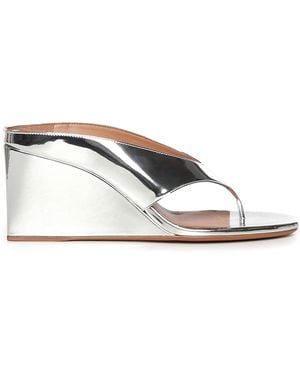 Alaïa Cube Flip-Flop Mule - White