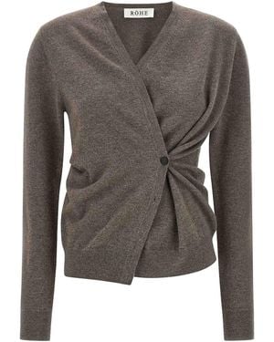 Rohe Cardigan Asimmetrico - Grigio