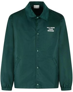 Drole de Monsieur Dark Nylon Jacket - Green