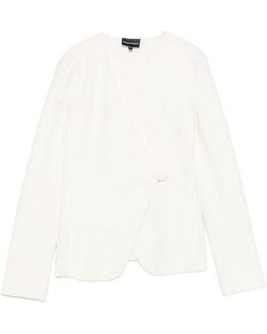 Emporio Armani Cotton Jacket - White