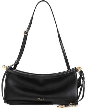 Alaïa East West S Shoulder Bag - Black