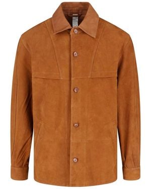 sunflower Suede Shirt - Brown