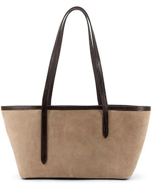 Atp Atelier Gaiba Suede Shoulder Bag - White