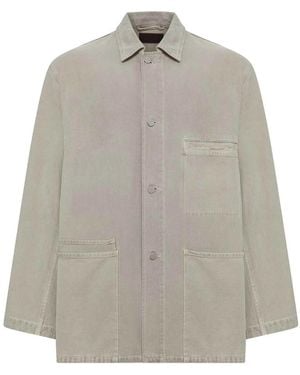 Lemaire Utility Overshirt - Grey