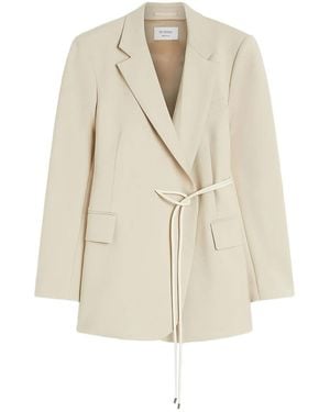 Sportmax Wool Short Coat - Natural
