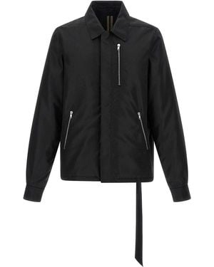 Rick Owens Zipped Down Padded Jacket - Black