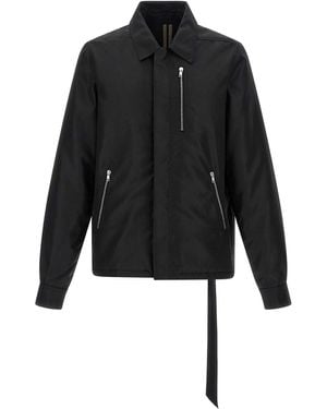 Rick Owens 'Concealed Zipfront' Jacket - Black