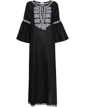 P.A.R.O.S.H. Cyclone Long Dress - Black