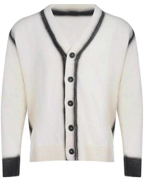 ATOMOFACTORY Cardigan Made From A Wool Blend - White
