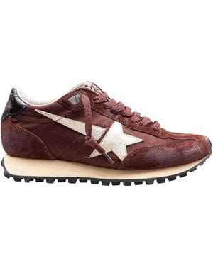 Golden Goose Running Marathon Trainers - Brown