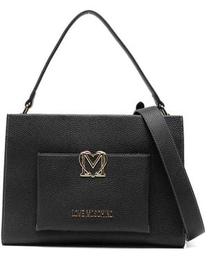 Love Moschino Eco-Leather Handbag - Black