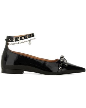 Ganni Jewel Ballerina - White
