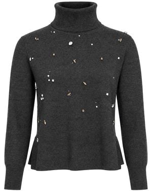 Alpha Studio Rollkragenpullover - Schwarz