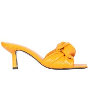 BY FAR Wool Sandals - Yellow