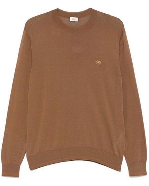 Etro Cotton Jumper - Brown