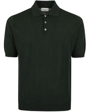 Ballantyne Polo Neck Pullover - Green