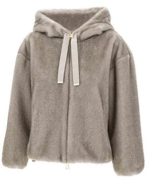 Herno Tailored Coat With Classic Silhouette - Grey