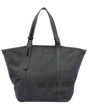 トートバッグ GOLDEN GOOSE '24.7' shopping bag Gray Golden Goose Bags in Gray | Lyst