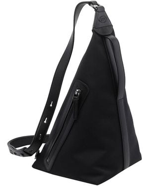 Tod's Tech One Shoulder Backpack - Black