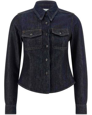 Dries Van Noten Cellie Den Shirt - Blue