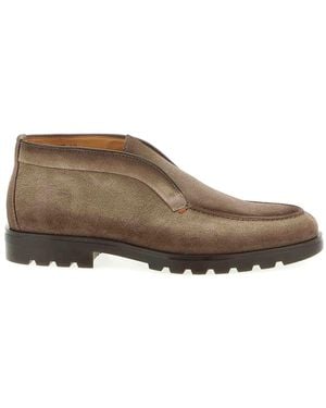 Santoni Rock Ankle Boots - Brown