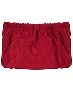Zilla Satin Pillow Bag - Red