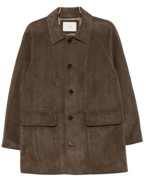 DUNST Synthetic Leather Jacket - Brown