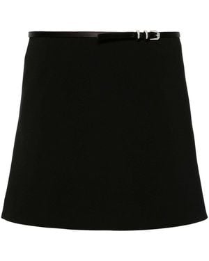 Givenchy Belted Wrap Skirt - Black