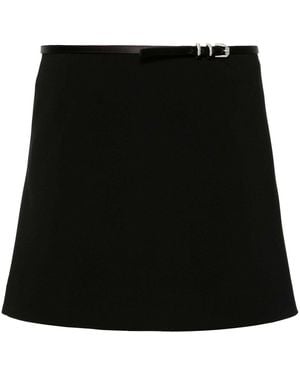 Givenchy Belted Wrap Skirt - Black