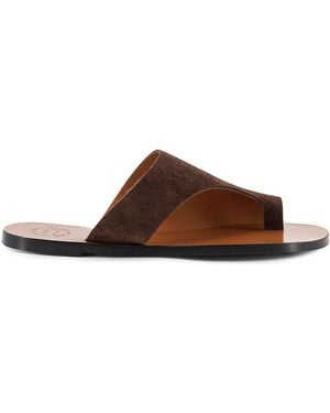 Atp Atelier Suede Sandals - Brown