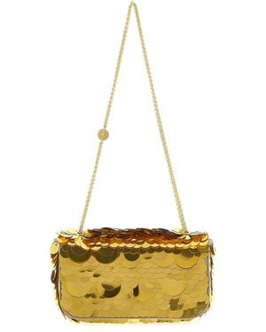 Rabanne Sparkle Baguette Mini Shoulder Bag - Metallic