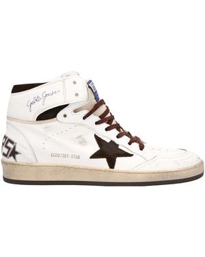 Golden Goose Sky Star Trainers - White