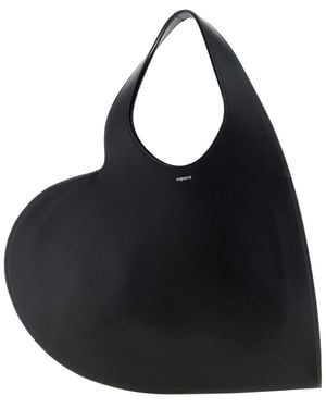 Coperni Borsa A Spalla A Doppio Cuore - Nero