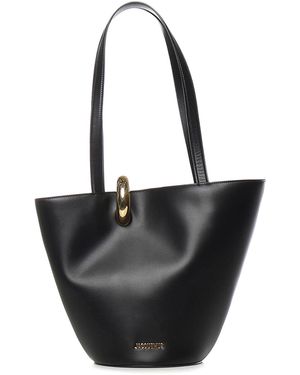 Jacquemus Medium Leather Bag - Black